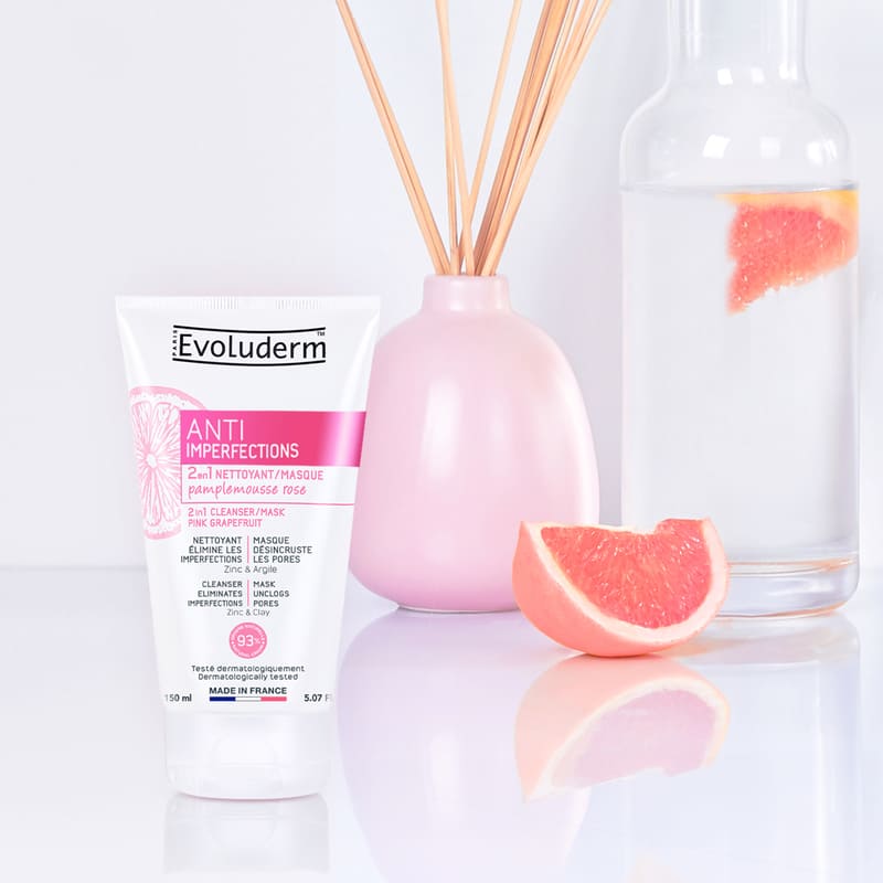 Evoluderm Anti - Imperfections 2 en 1 Nettoyant Masque - Ethnilink