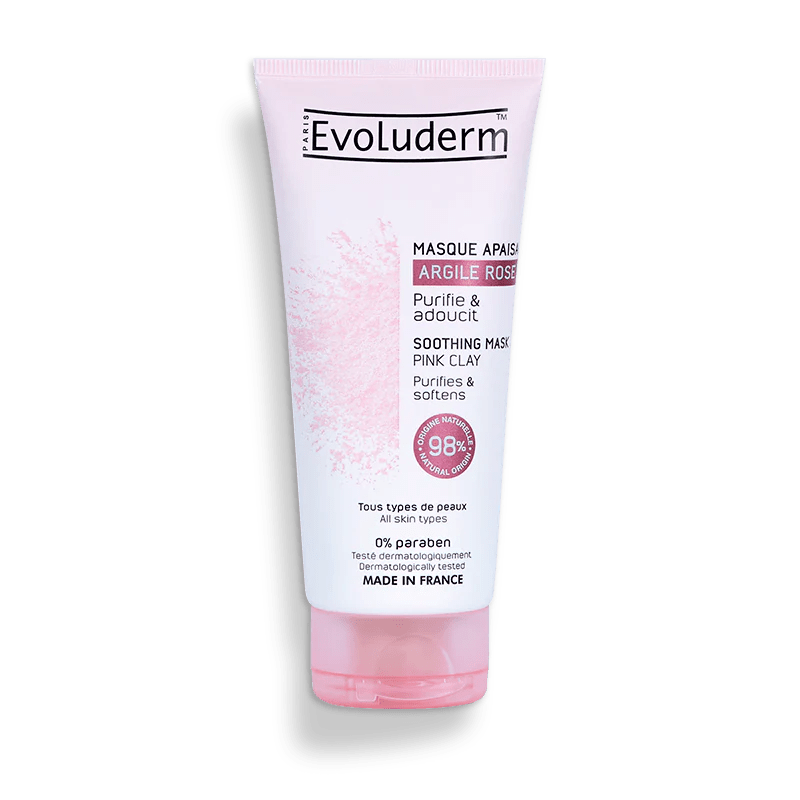 Evoluderm Masque Apaisant à l'Argile Rose - Ethnilink