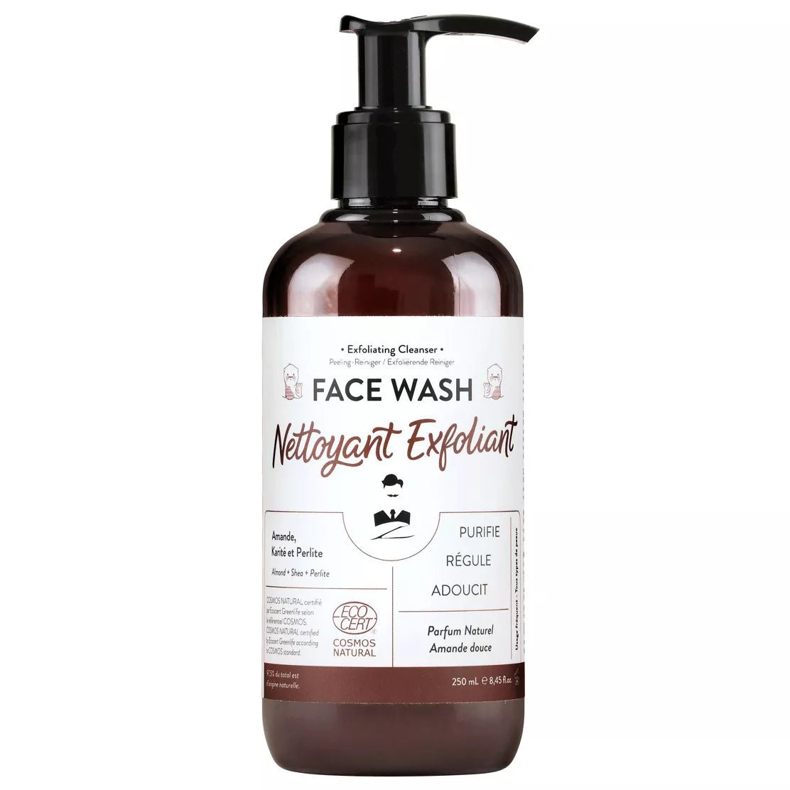Monsieur Barbier Gel Nettoyant Exfoliant Visage - Ethnilink