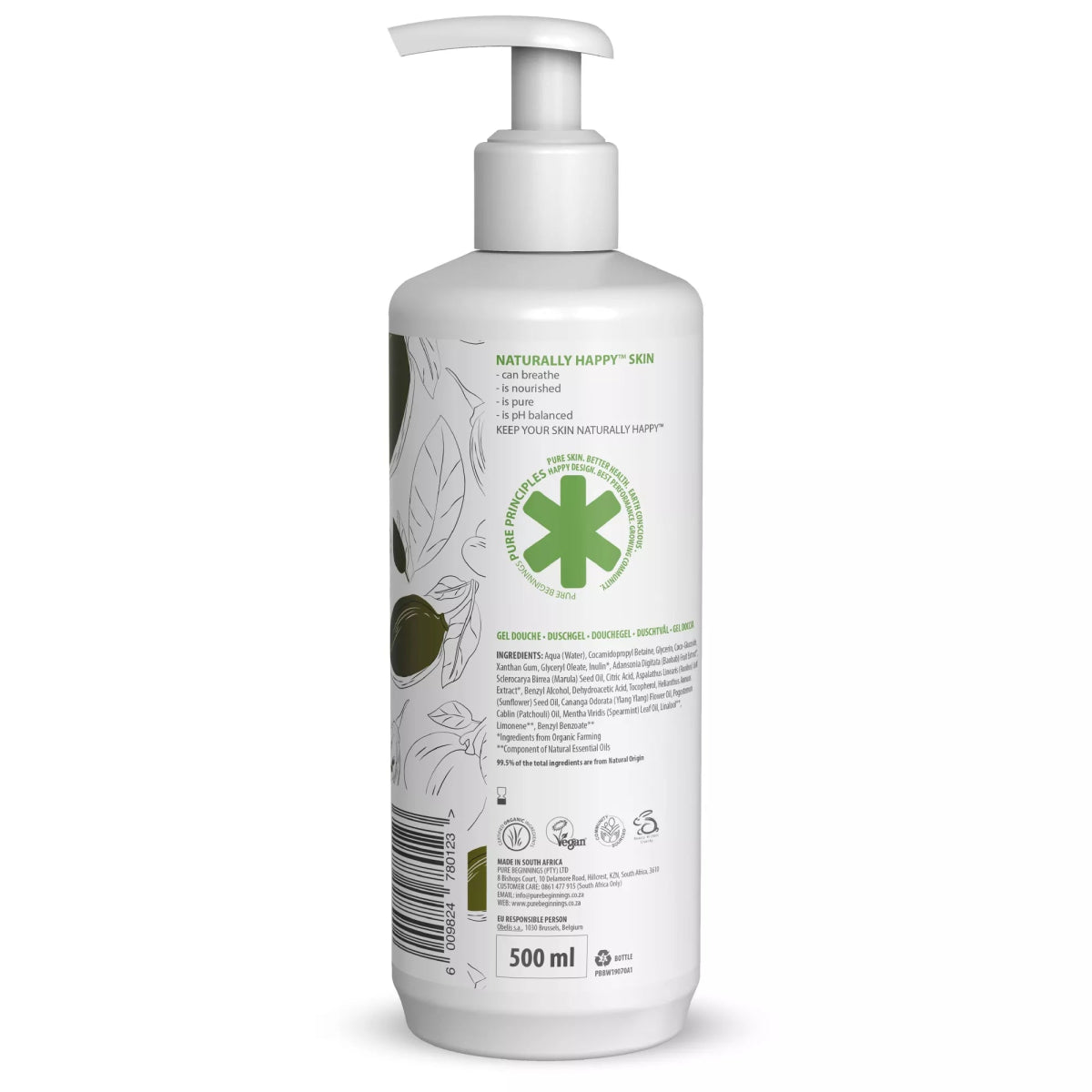 Pure Beginnings Gel Douche I Am Clean - Ethnilink