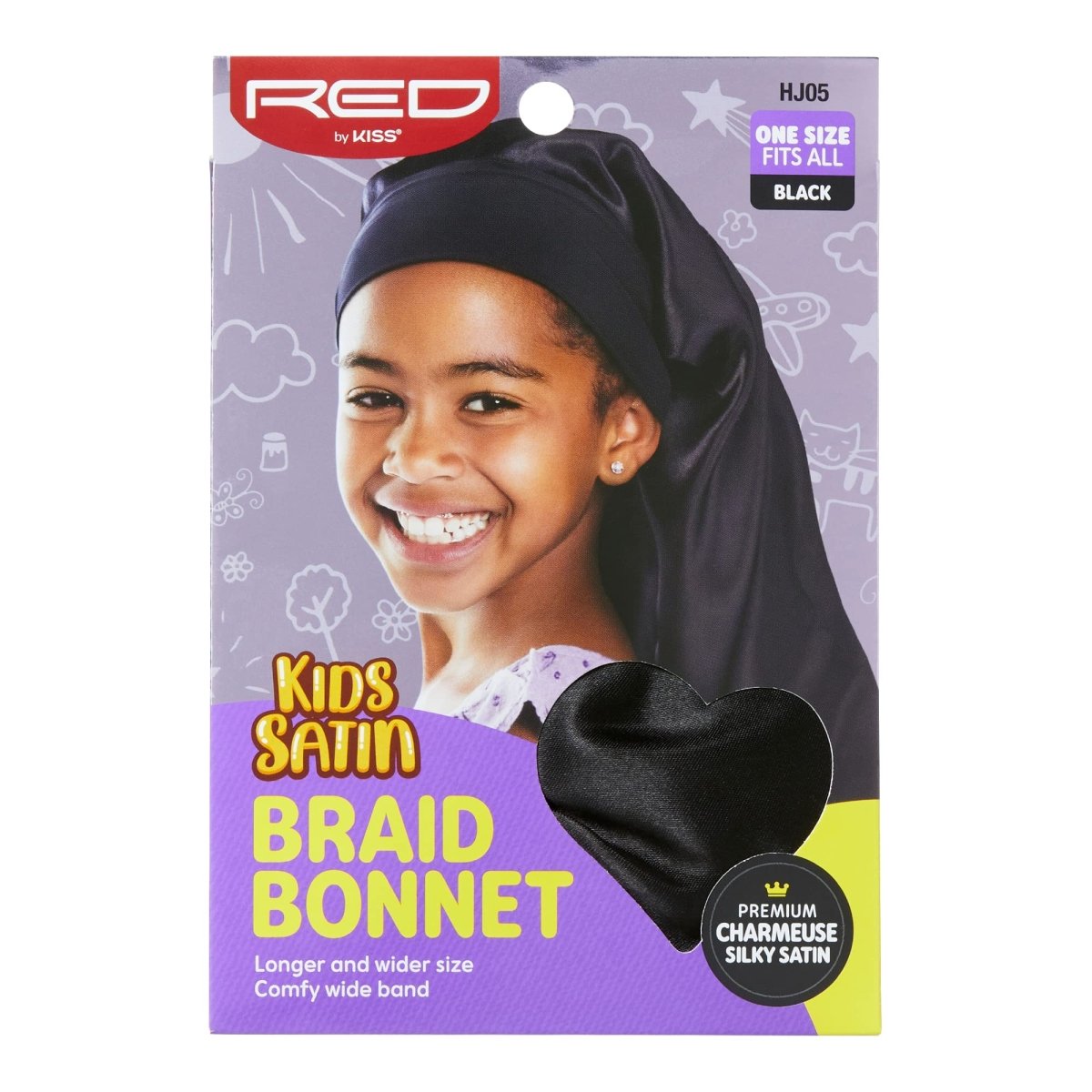 Red By Kiss Bonnet Satin Braid Enfant - Ethnilink