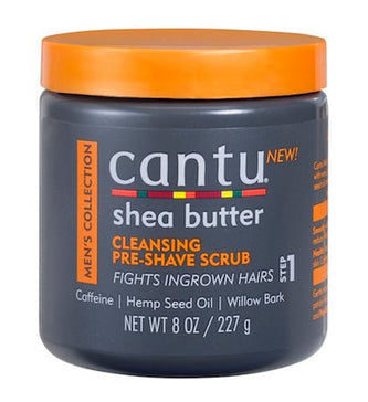 Cantu Homme Gommage Pré-Rasage 227g - Ethnilink