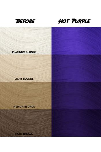 Crazy Color Hot Purple 100ml - Ethnilink