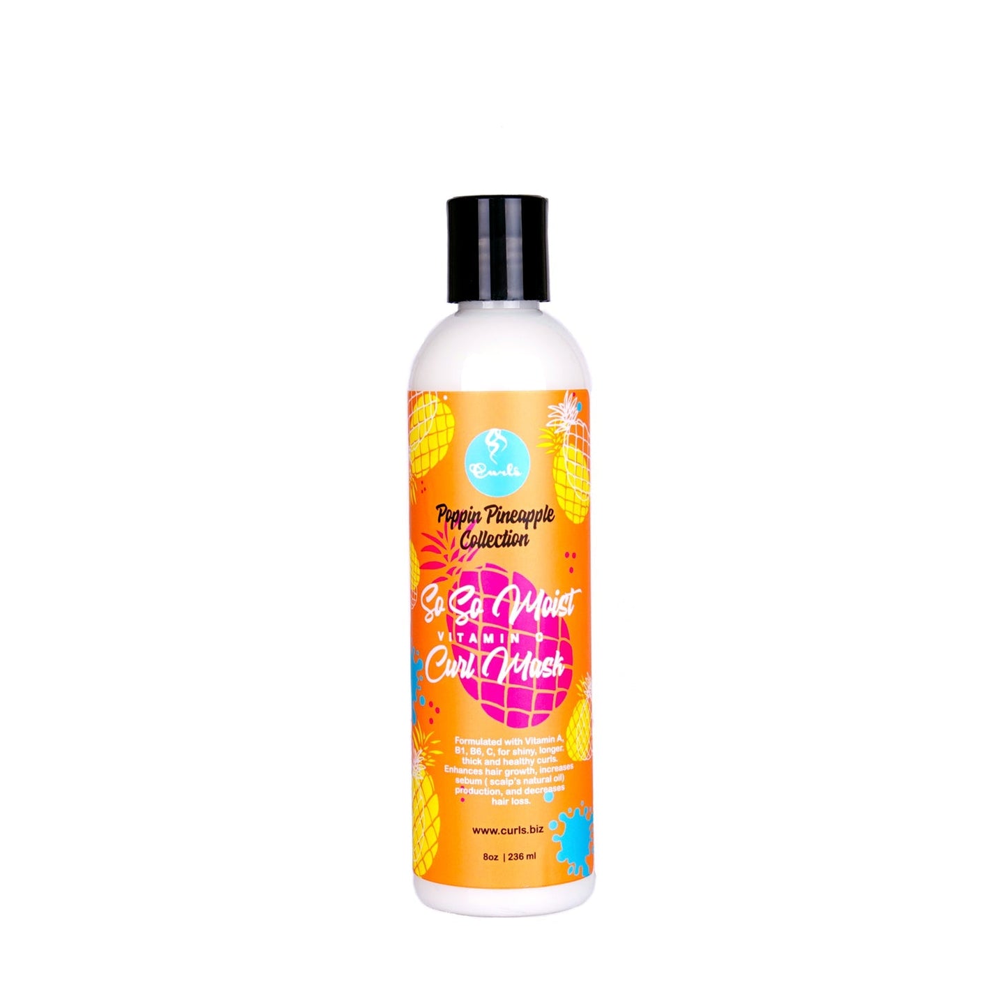 Curls Poppin Pineapple Masque 8oz - Ethnilink