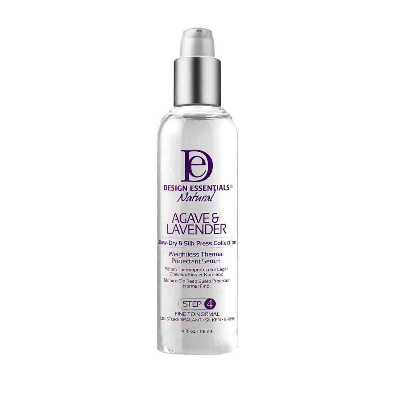 Design Essentials Agave & Lavender Weightless Thermal Protectant Serum - Ethnilink
