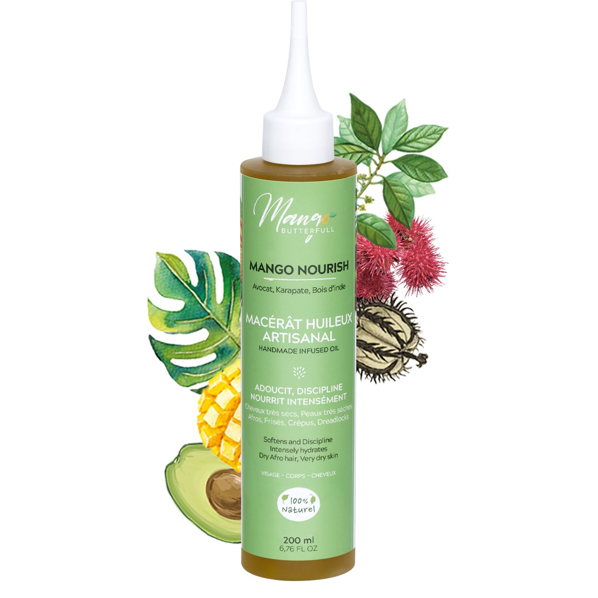 Mango Butterfull Mango Nourish Macérât Huileux 200ml - Ethnilink