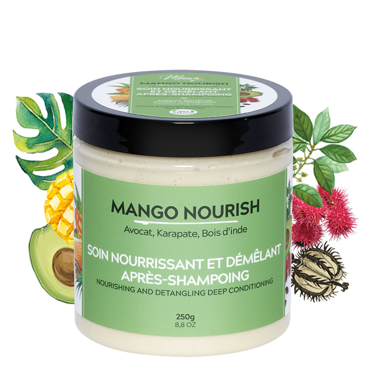 Mango Butterfull Mango Nourish Soin Nourrissant & Démêlant 250g - Ethnilink
