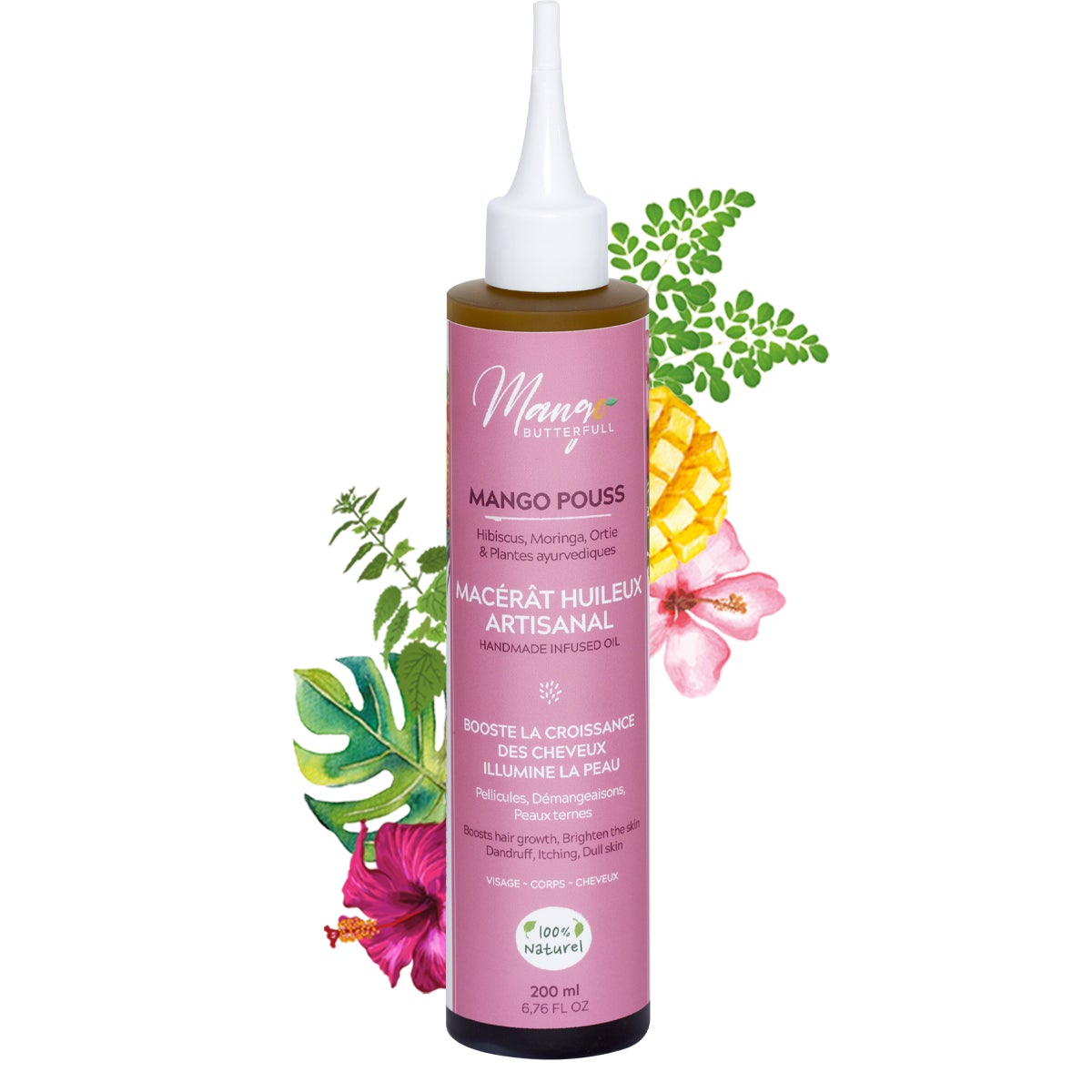 Mango Butterfull Mango Pouss Macérât Huileux 200ml - Ethnilink