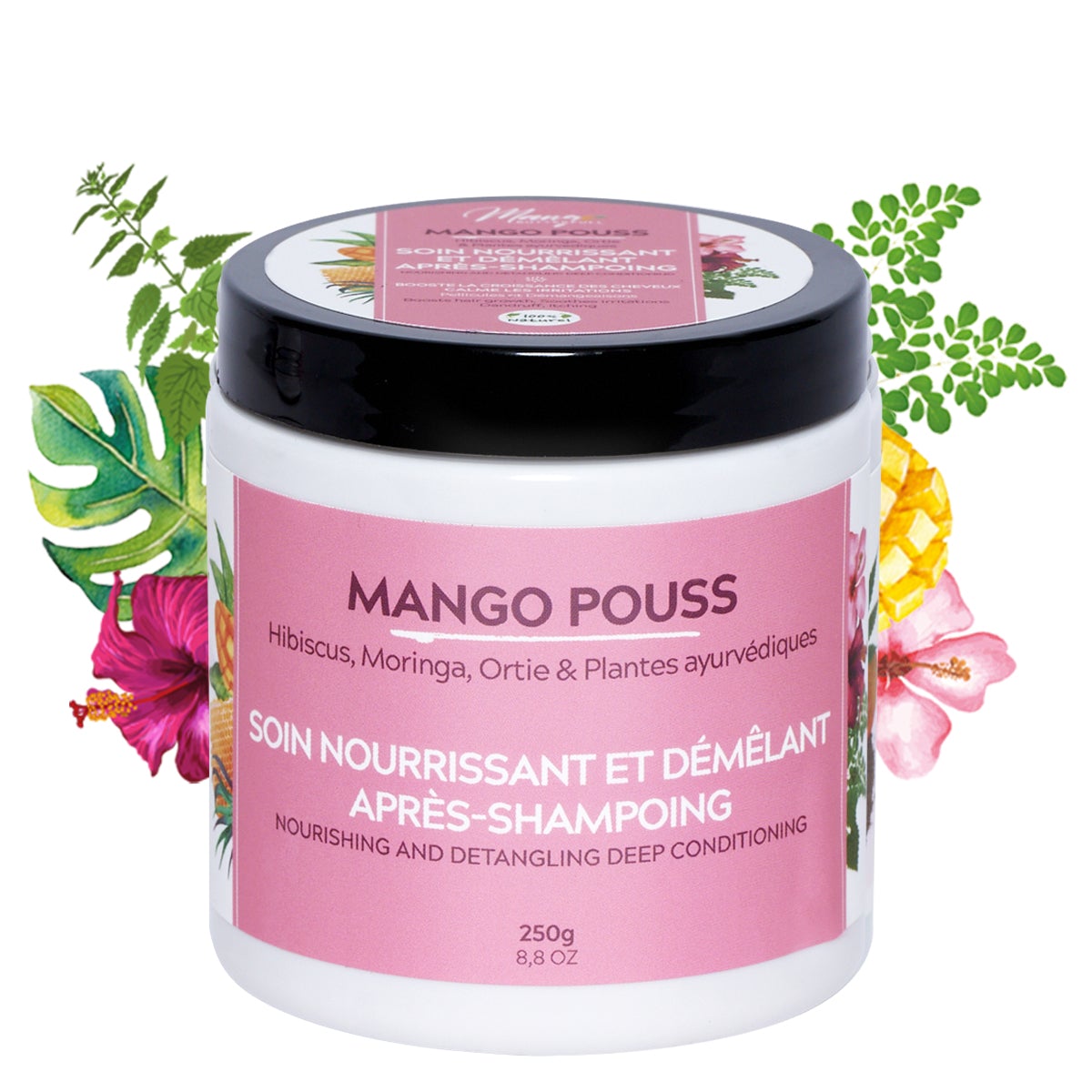 Mango Butterfull Mango Pouss Soin Nourrissant Et Démêlant Après-Shampoing 250g - Ethnilink