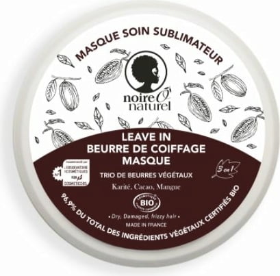 Noire O Naturel Masque Soin Sublimateur Bio 200ml - Ethnilink