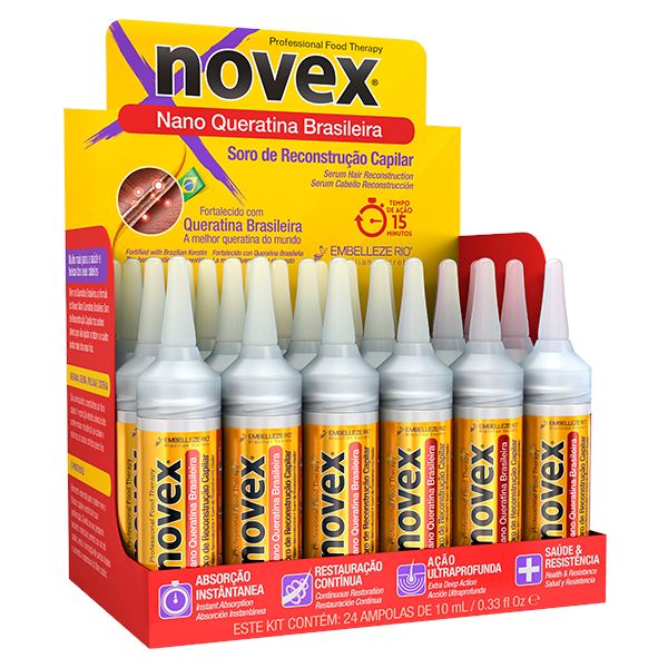 Novex Nano Keratine Bresilienne Serum Concentre 10ml - Ethnilink