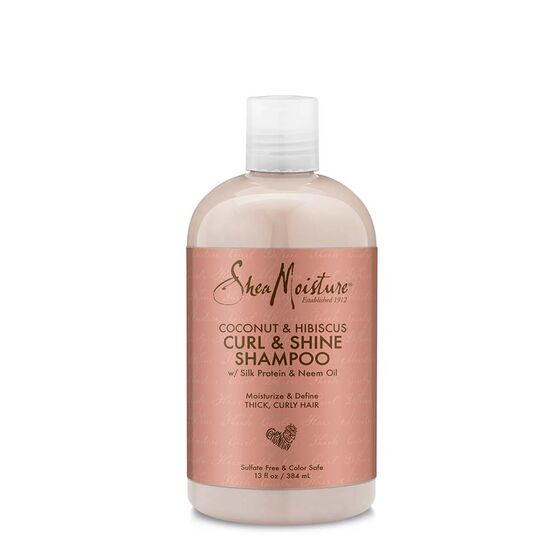 Shea Moisture Coconut & Hibiscus Curl & Shine Shampoo 384ml - Ethnilink