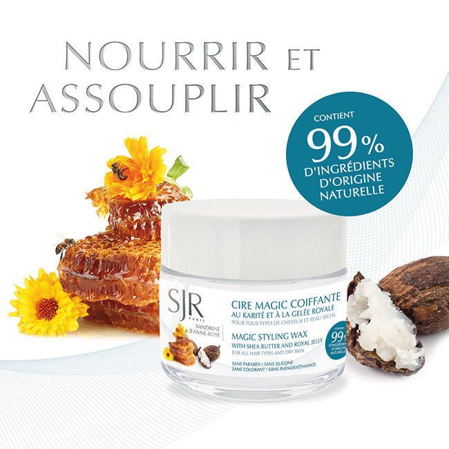 Sjr Cire Magic Coiffante Au Karité Et à La Gelée Royale 50ml - Ethnilink