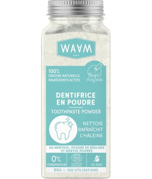 Waam Magic Powders Dentifrice en Poudre Bio - Ethnilink