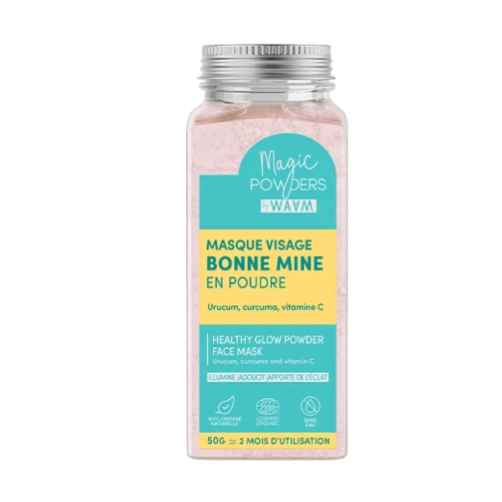 Waam Masque Visage Bonne Mine En Poudre Bio - Ethnilink