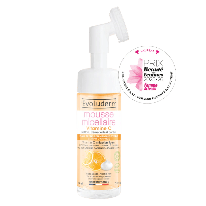 Evoluderm Mousse Micellaire Nettoyante Vitamine C - Ethnilink