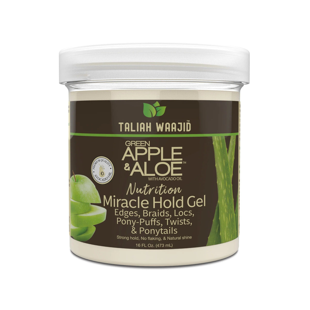 Taliah Waajid Gel Nutrition Miracle Hold Pomme Verte Aloe Vera - Ethnilink