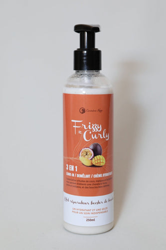 Carmène Afya Frizzy Curly Leave-In 3 En 1 250ml - Ethnilink