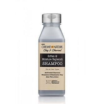 Creme Of Nature Clay & Charcoal Shampoing Détoxifiant 12oz - Ethnilink