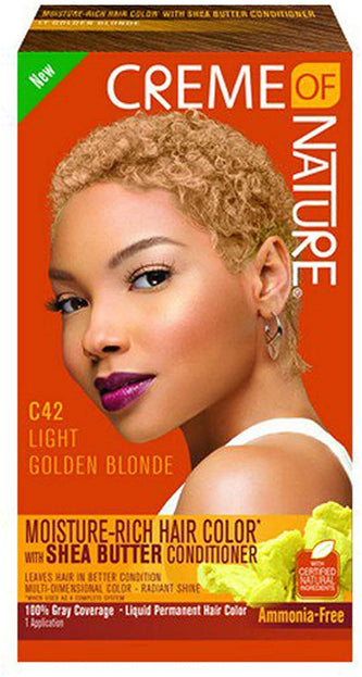 Creme Of Nature Coloration Blond Clair Doré Au Karité - Ethnilink