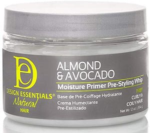 Design Essentials Natural Amande & Avocat Base De Pré-Coiffage Hydratante - Ethnilink