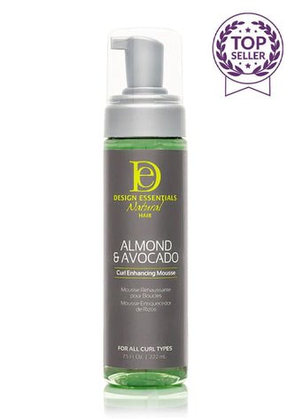 Design Essentials Natural Mousse Bouclante Amande & Avocat 296ml - Ethnilink