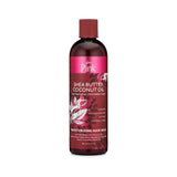 Manteca de karité rosa y aceite de coco Leche hidratante para el cabello 12 oz