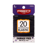 Red By Kiss 20 Large Hair Elastics Maximum Hold