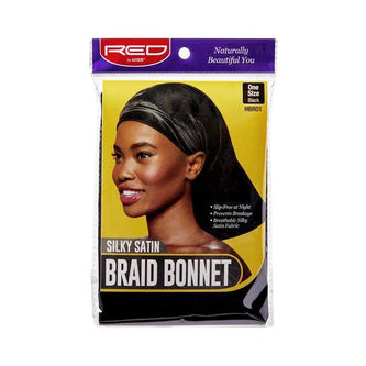 Red By Kiss Braid Bonnet Noir - Ethnilink