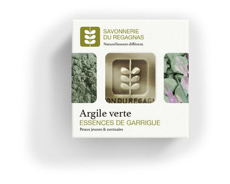 Savonnerie Du Regagnas Savon Argile Verte Essence De Garrigue - Ethnilink