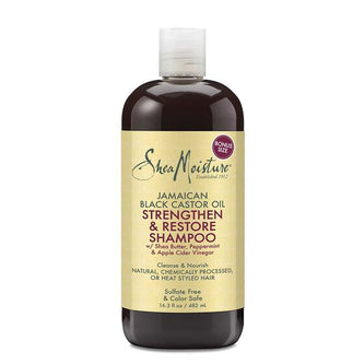 Shea Moisture Jamaican Black Castor Oil Shampoing 384ml - Ethnilink