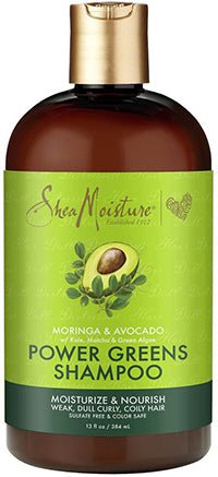 Shea Moisture Moringa & Avocado Power Greens Shampoo 13oz - Ethnilink